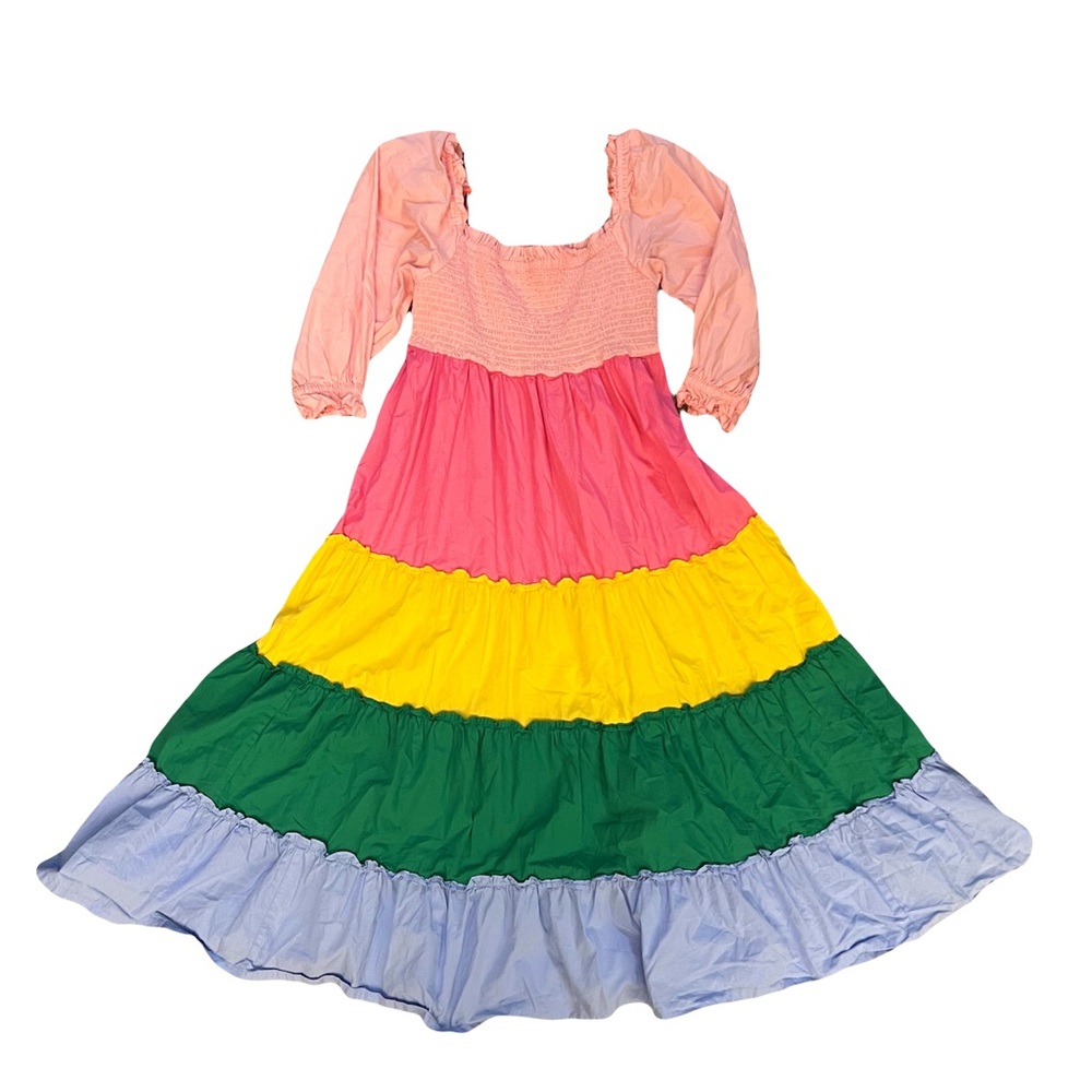 Rainbow Crown and Ivy Dress